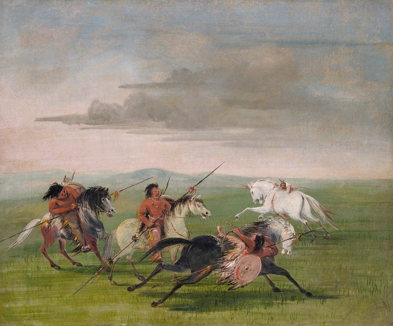 مفاخر كومانش للفروسية ، 1834-1835 بواسطة جورج كاتلين
