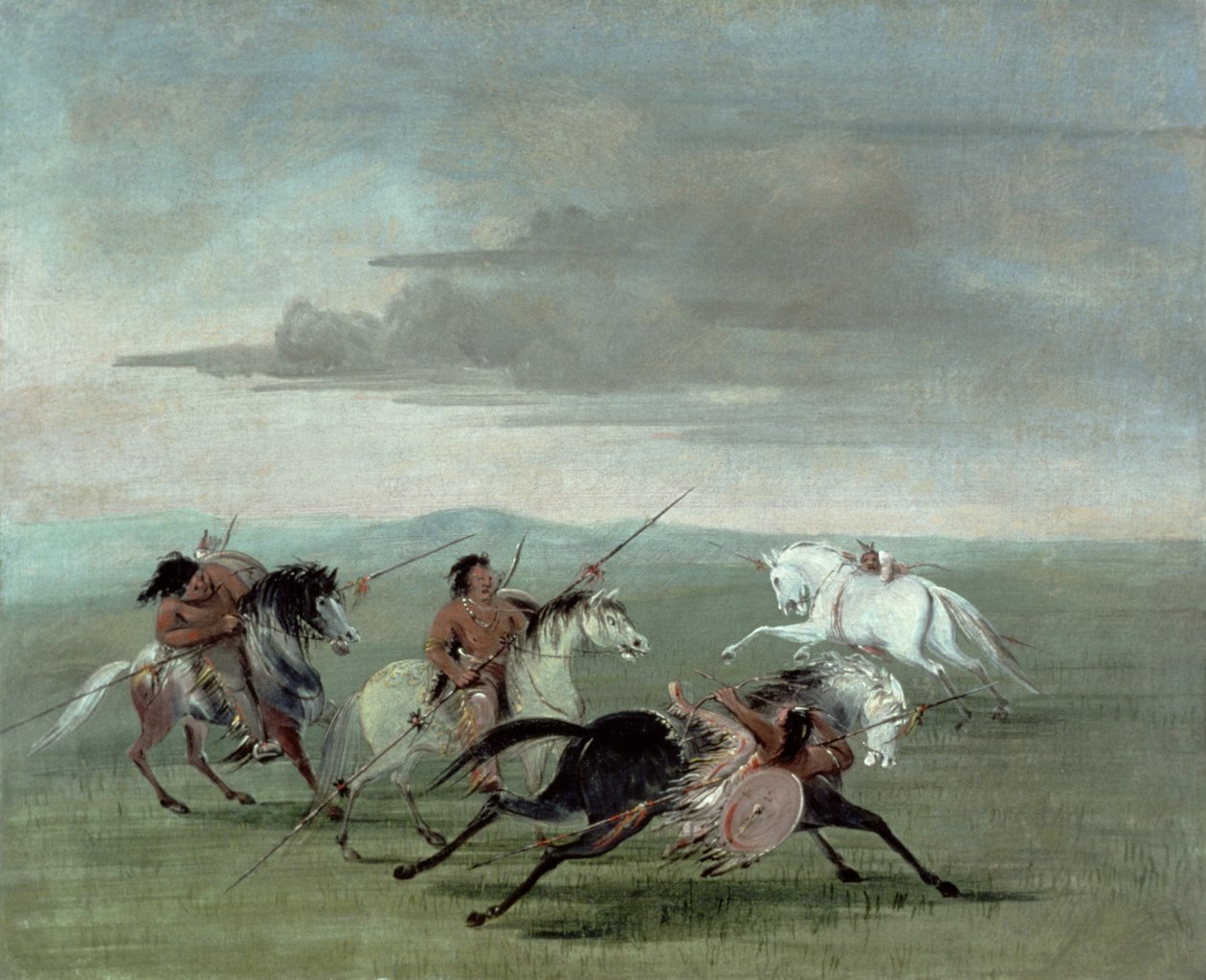 Comanche Feats of Martial Horsemanship بواسطة جورج كاتلين