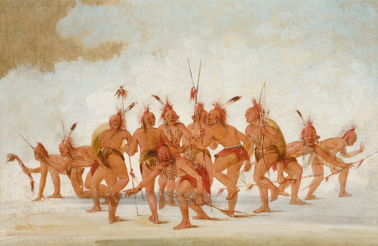 ديسكفري دانس ، ساك وفوكس ، 1835-1837. بواسطة جورج كاتلين