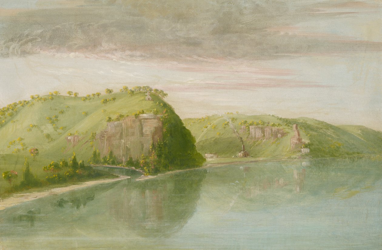 قبر دوبوك ، أبر ميسيسيبي ، 1835-1836. بواسطة جورج كاتلين