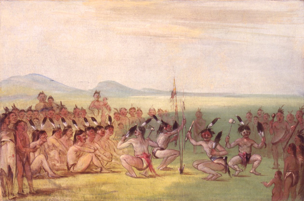 رقصة النسر ، الشوكتو ، 1835-1837. بواسطة جورج كاتلين