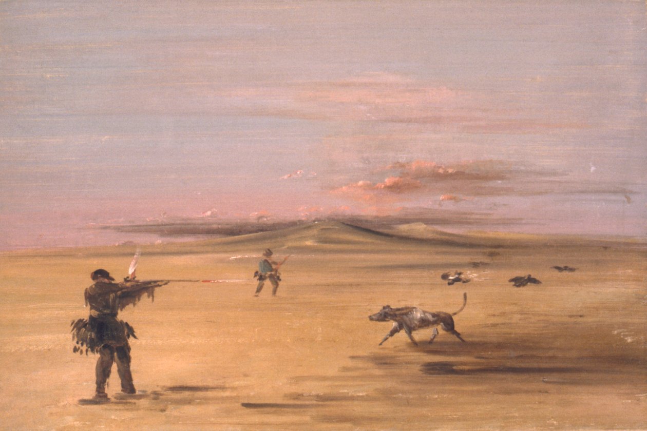 إطلاق نار على مروج ميسوري ، 1837-1839. بواسطة جورج كاتلين