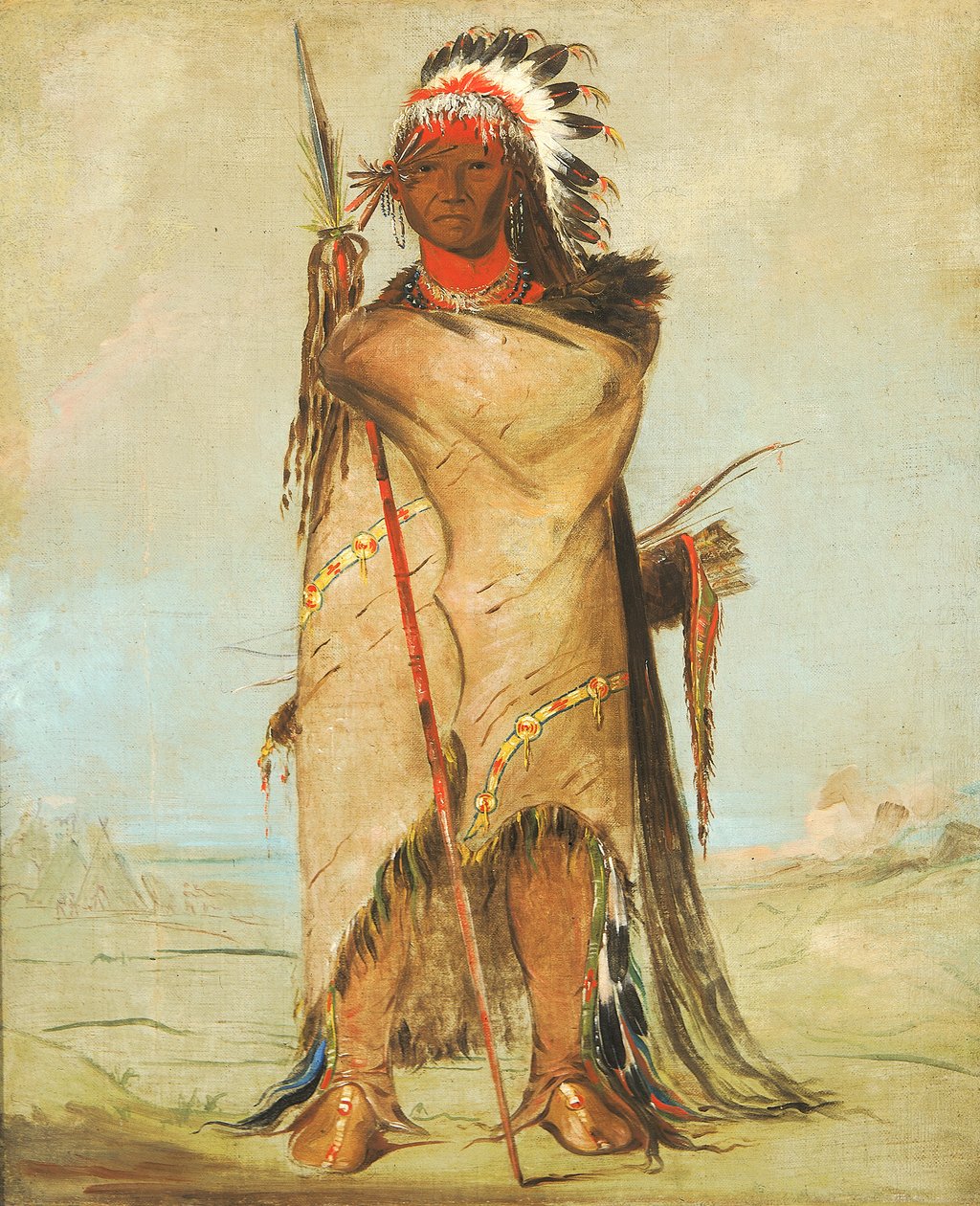 Hó-ra-tó-a ، الشجاع 1832. بواسطة جورج كاتلين
