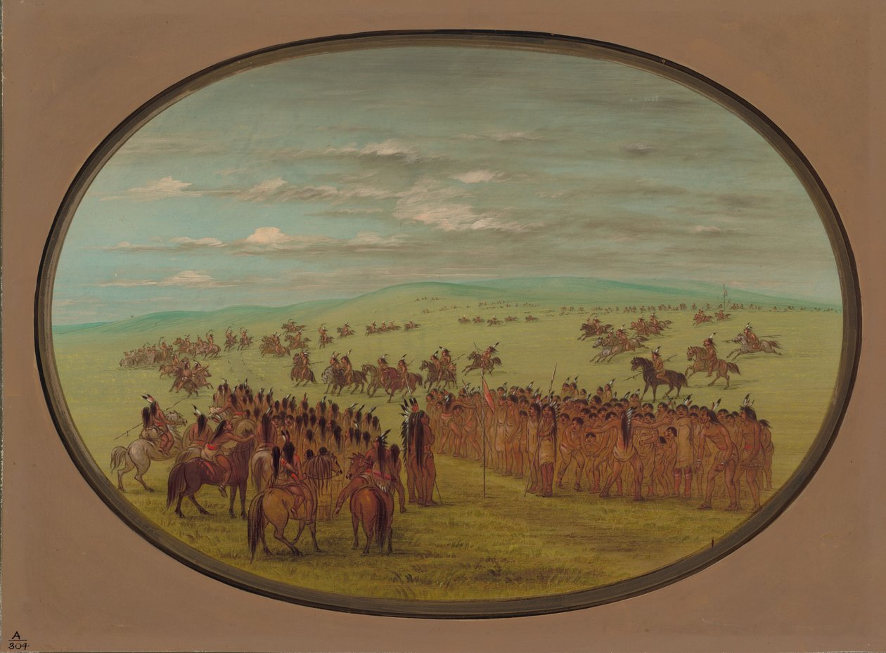 سباق الخيل - ميناتاريز ، 18611869. بواسطة جورج كاتلين