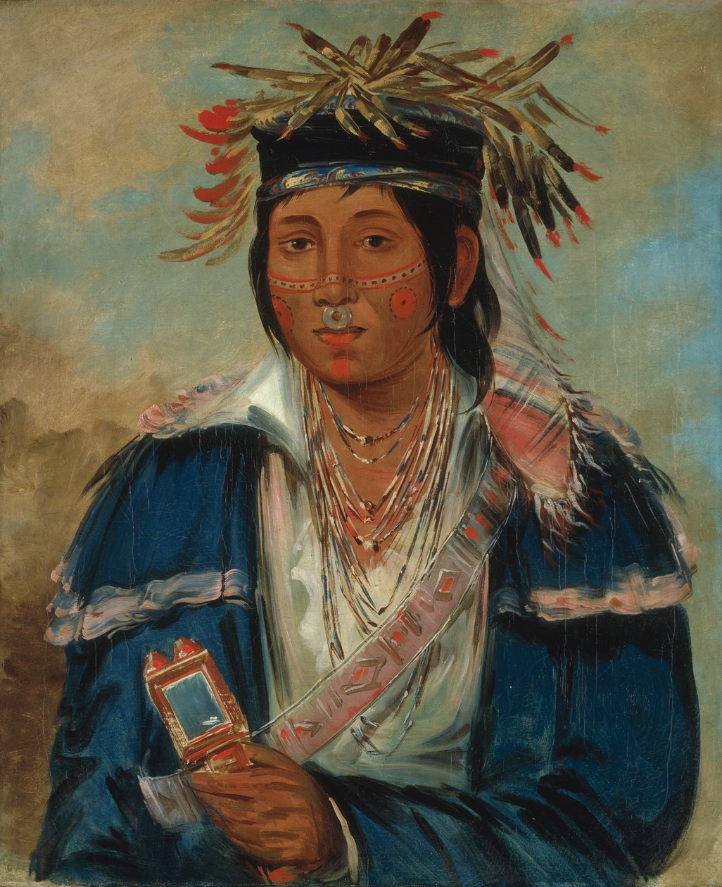 Kee-mo-rá-nia، No English، a Dandy، 1830. بواسطة جورج كاتلين