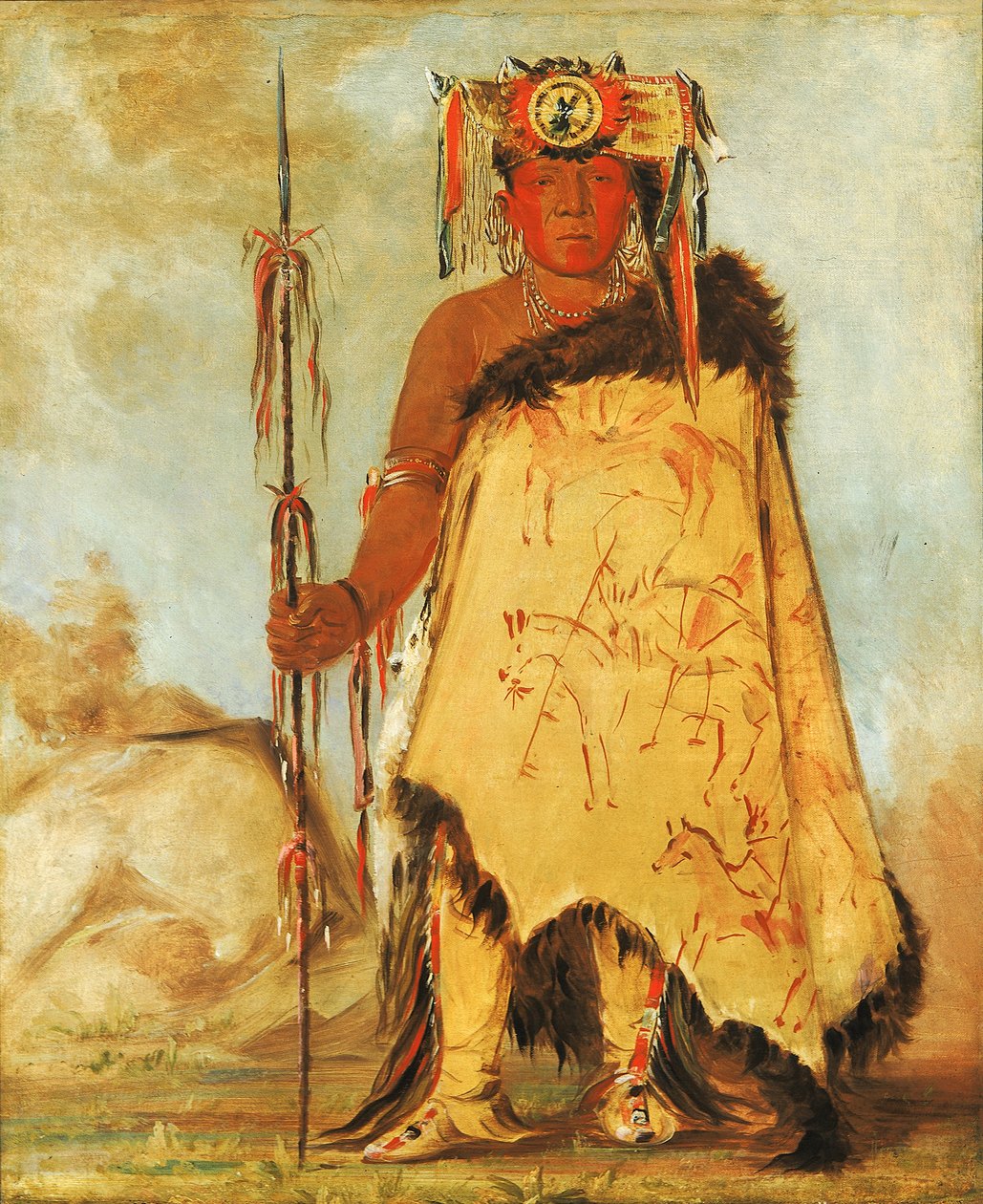 لا وي-ري-كو-ري-شو-وي ، رئيس الحرب ، والجمهوري باوني ، 1832. بواسطة جورج كاتلين