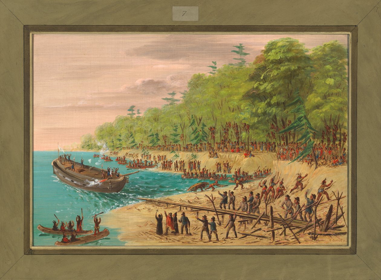 إطلاق غريفين. يوليو 1679 ، 1847-1848 بواسطة جورج كاتلين