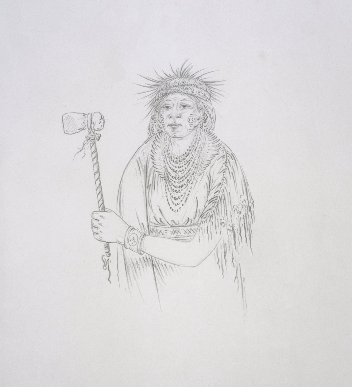 مين-سون-سي-ايه (اليسار) 1852 بواسطة جورج كاتلين
