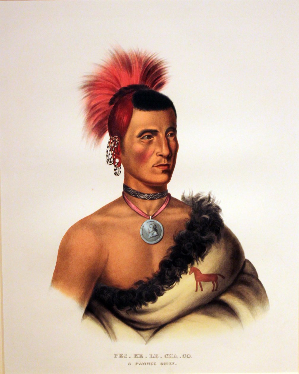 Pawnee Chief Pes Ke Le Cha Co بواسطة جورج كاتلين