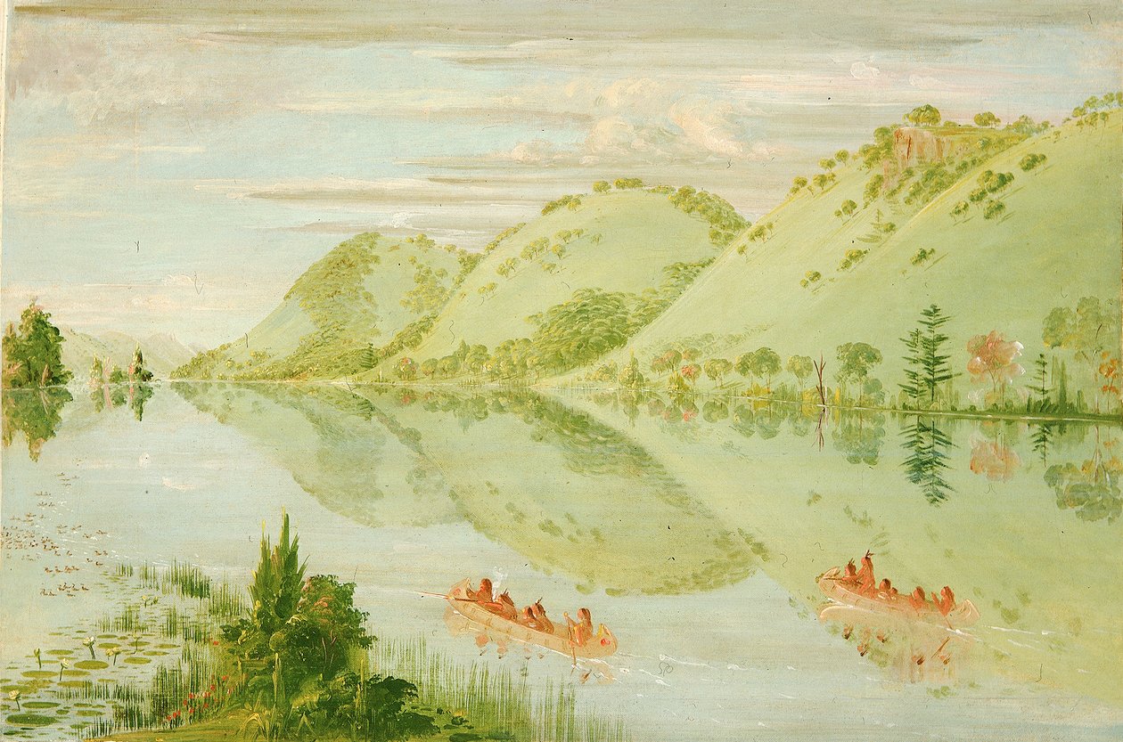 بلافس بلافس فوق براري دو شين ، 1835-1836. بواسطة جورج كاتلين