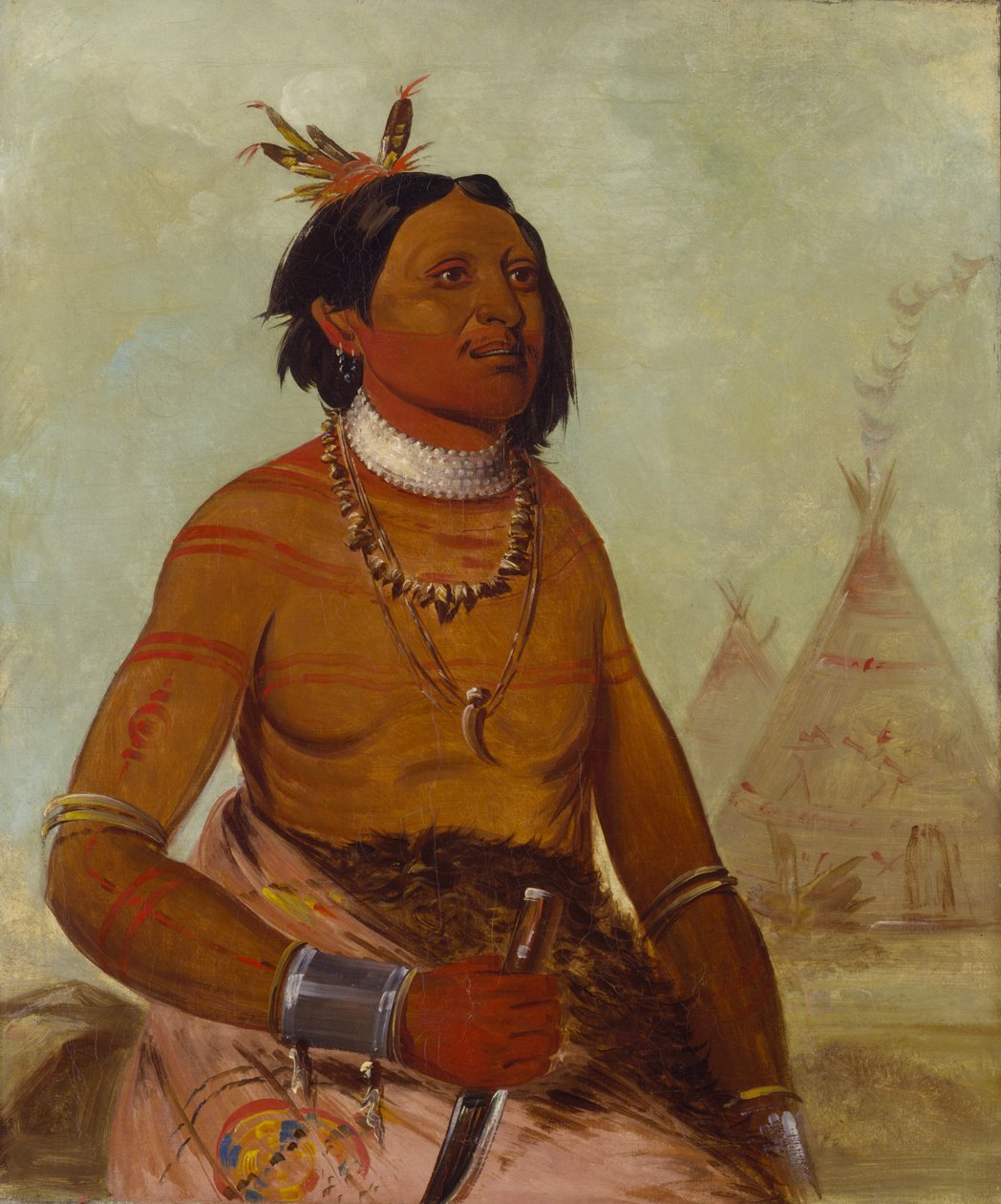 كواك هام كاي ، ستون شل ، شجاع 1834. بواسطة جورج كاتلين