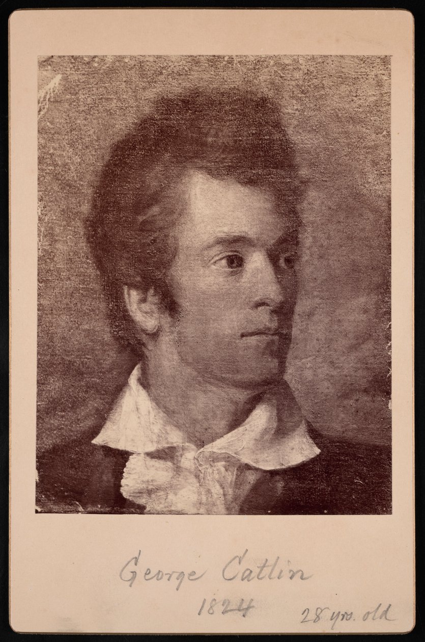 صورة ذاتية لجورج كاتلين 1796-1872 ، 1824. بواسطة جورج كاتلين