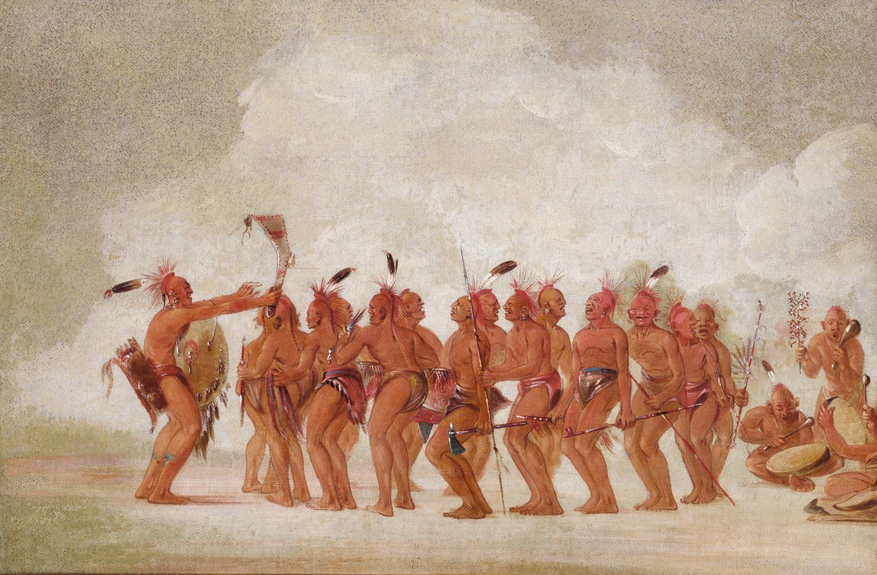 رقصة العبيد ، ساك وفوكس ، 1835-1837. بواسطة جورج كاتلين