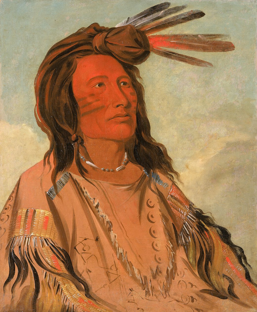 الأب في القانون ، التبغ ، رئيس Oglala ، 1832. بواسطة جورج كاتلين