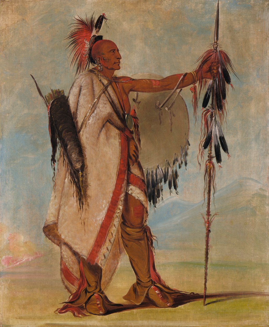طال لي ، محارب متميز 1834. بواسطة جورج كاتلين