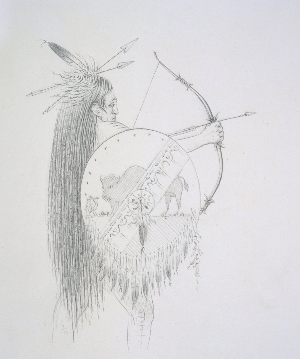 Un-ka-ka Ha-hon-she-kaw (المسامير الطويلة) 1852 بواسطة جورج كاتلين