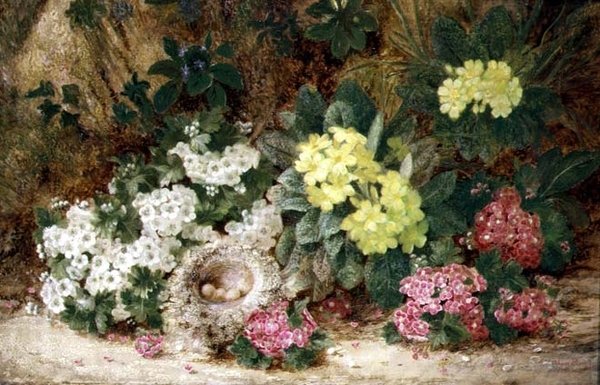 لا تزال الحياة مع Primroses بواسطة جورج كلير
