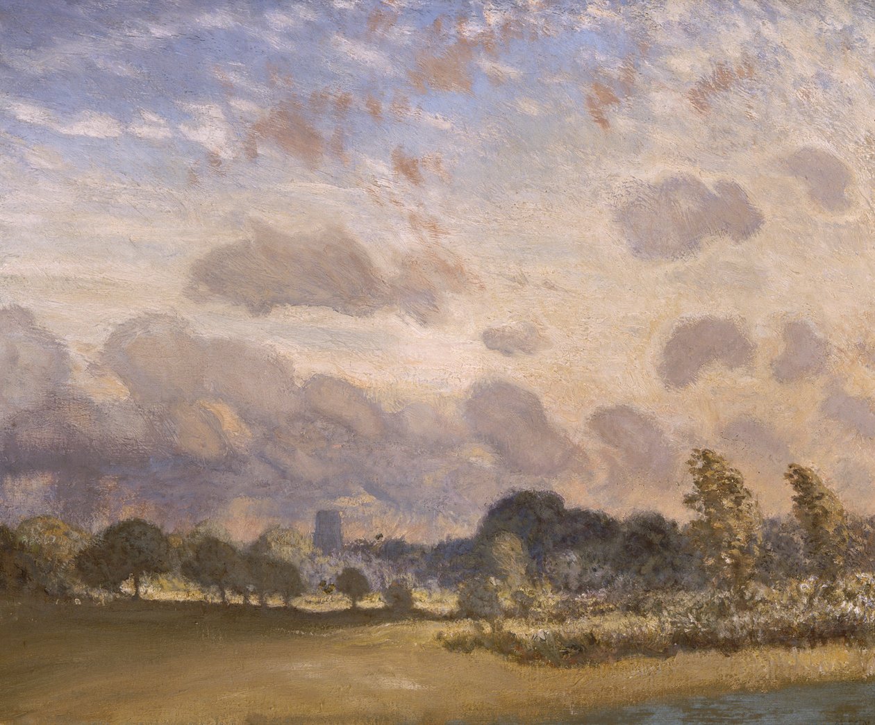 كنيسة Clavering ، c1908. بواسطة جورج كلاوسن