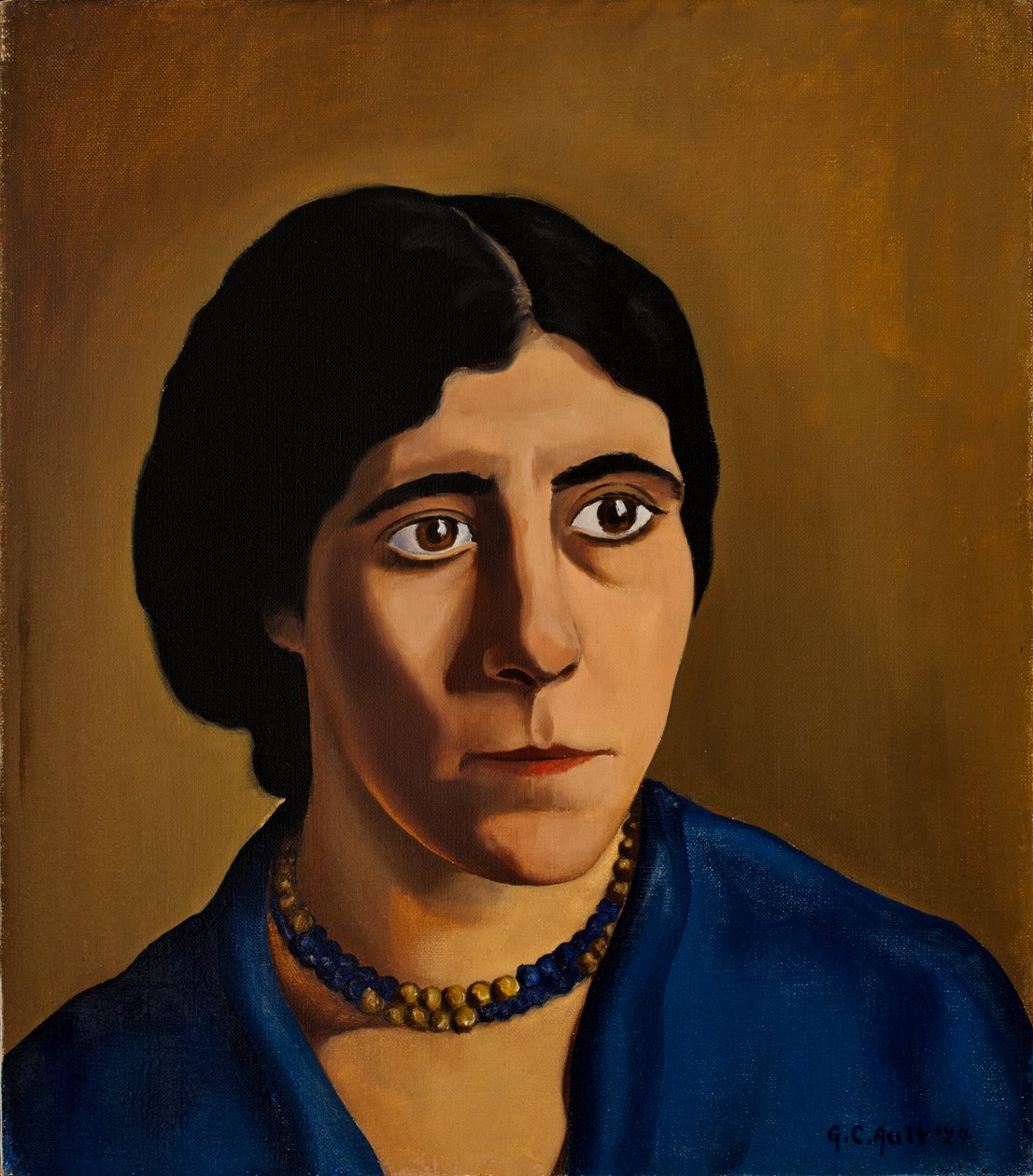 صورة Concetta Scaravaglione (1900-1975) (زيت على قماش) بواسطة جورج كوبلاند أولت