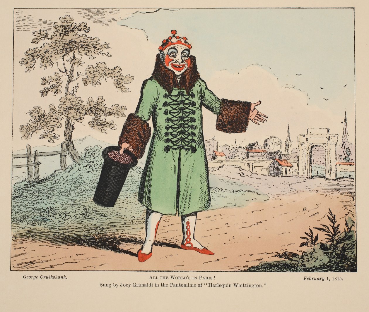 جميع العوالم في باريس !، حانة. 1815 (نقش يدوي) بواسطة جورج كروكشانك