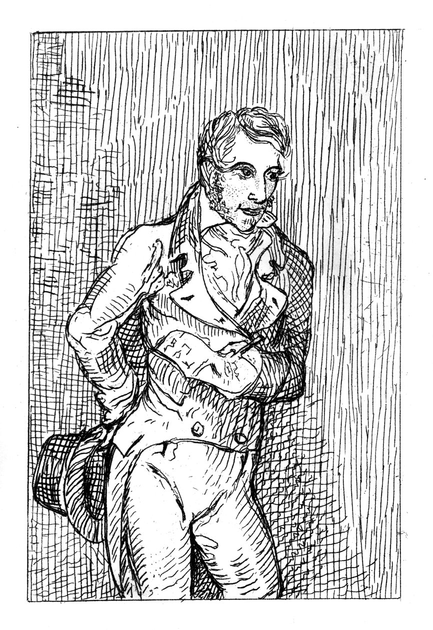 جورج كروكشانك 1792-1878 ، رسام كاريكاتير إنجليزي ورسام كتاب ، 1811. بواسطة جورج كروكشانك