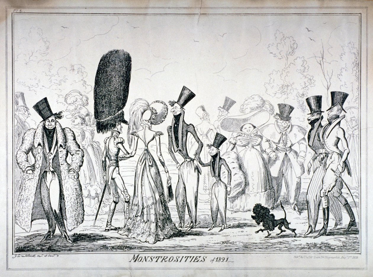 "مسوخ 1821" ، 1835. بواسطة جورج كروكشانك