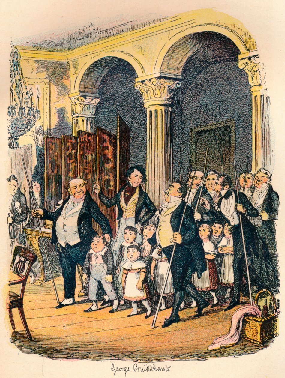 العشاء العام ، c1900 بواسطة جورج كروكشانك