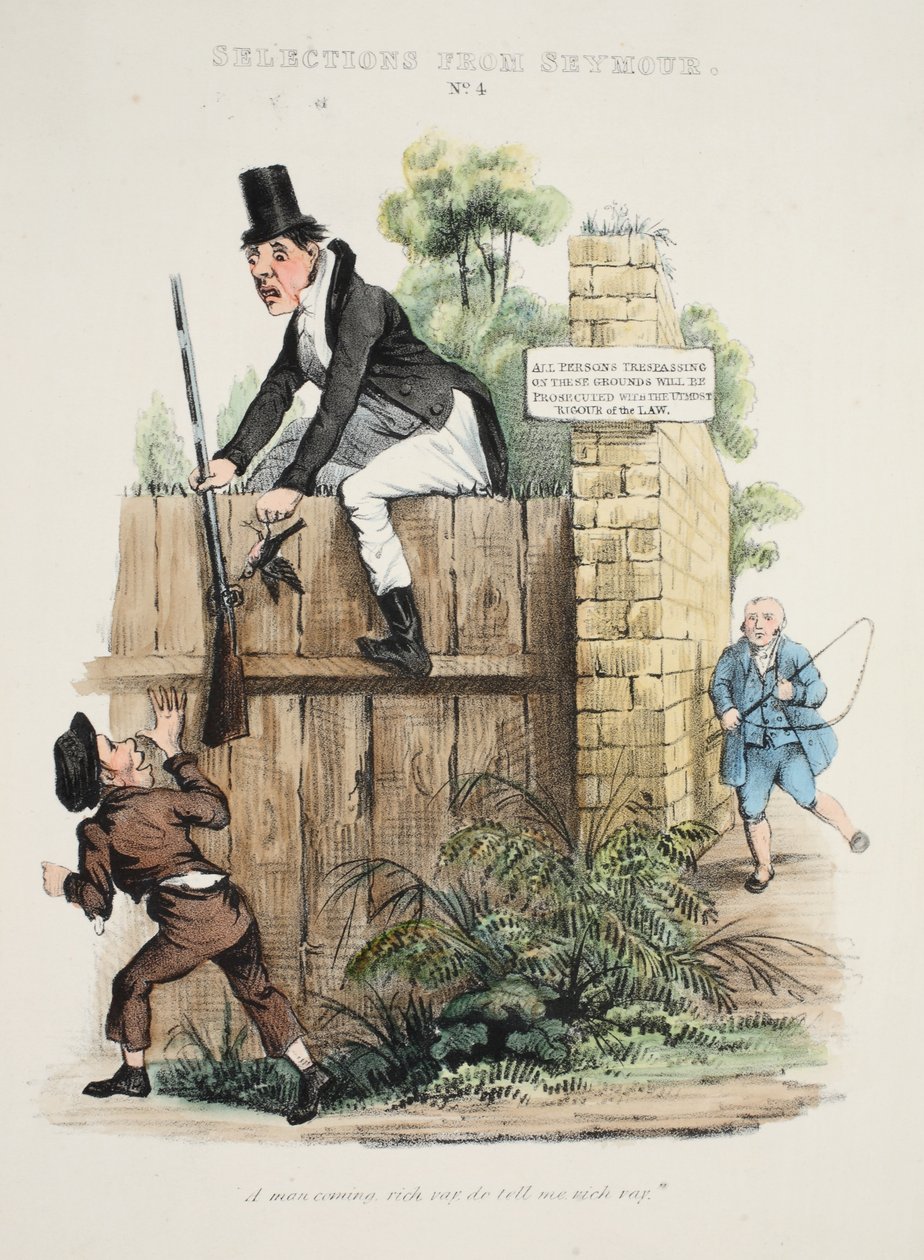 مختارات من سيمور: رقم 4 ، رجل غنى vay أخبرني vich vay. ، حانة ج. 1840 (نقش يدوي) بواسطة جورج كروكشانك