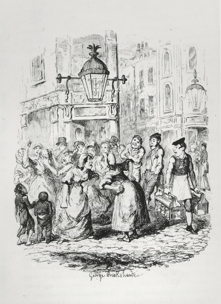 سبعة أقراص ، ج .1836 بواسطة جورج كروكشانك
