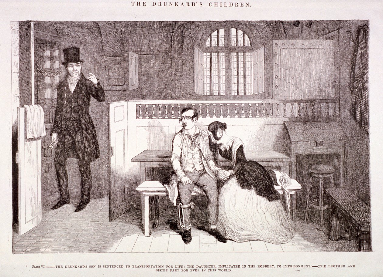 "أطفال السكارى" ، 1847 بواسطة جورج كروكشانك