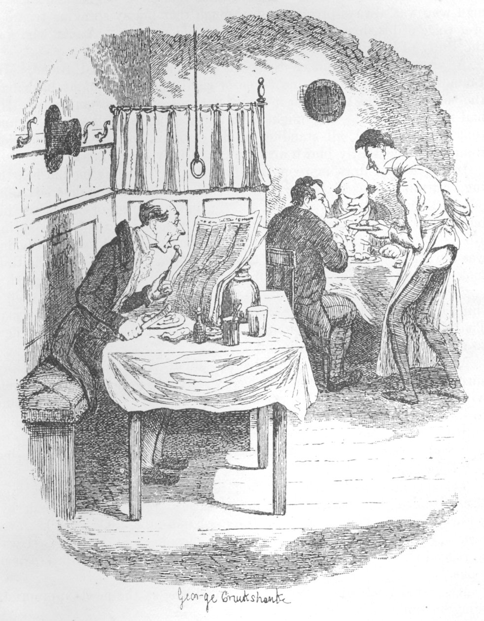 طويل القامة ، نحيف ، شاحب ، c1900 بواسطة جورج كروكشانك