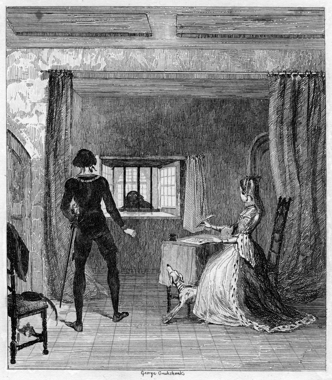 مذكرة الموت ، 1840 بواسطة جورج كروكشانك