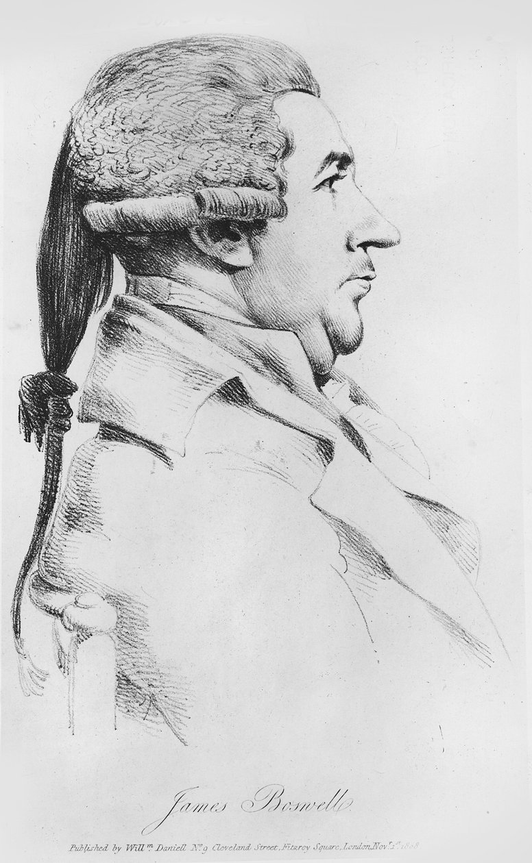 جيمس بوزويل (1740-1795) بواسطة جورج دانس