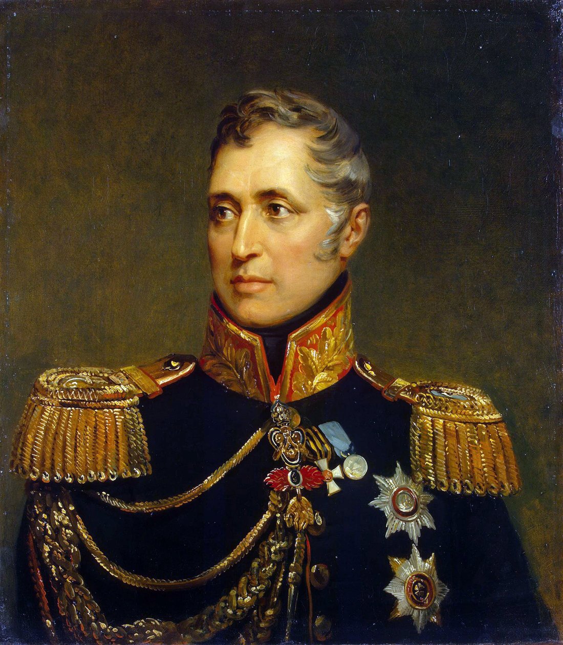 تشارلز أندريه ، كونت بوزو دي بورجو - صورة الكونت كارلو أندريا بوزو دي بورجو (1764-1842) par Dawe ، George (1781-1829). زيت على قماش ، الحجم: 70 × 62.5 ، قبل عام 1827 ، متحف الإرميتاج ، سانت بطرسبرغ بواسطة جورج داوي