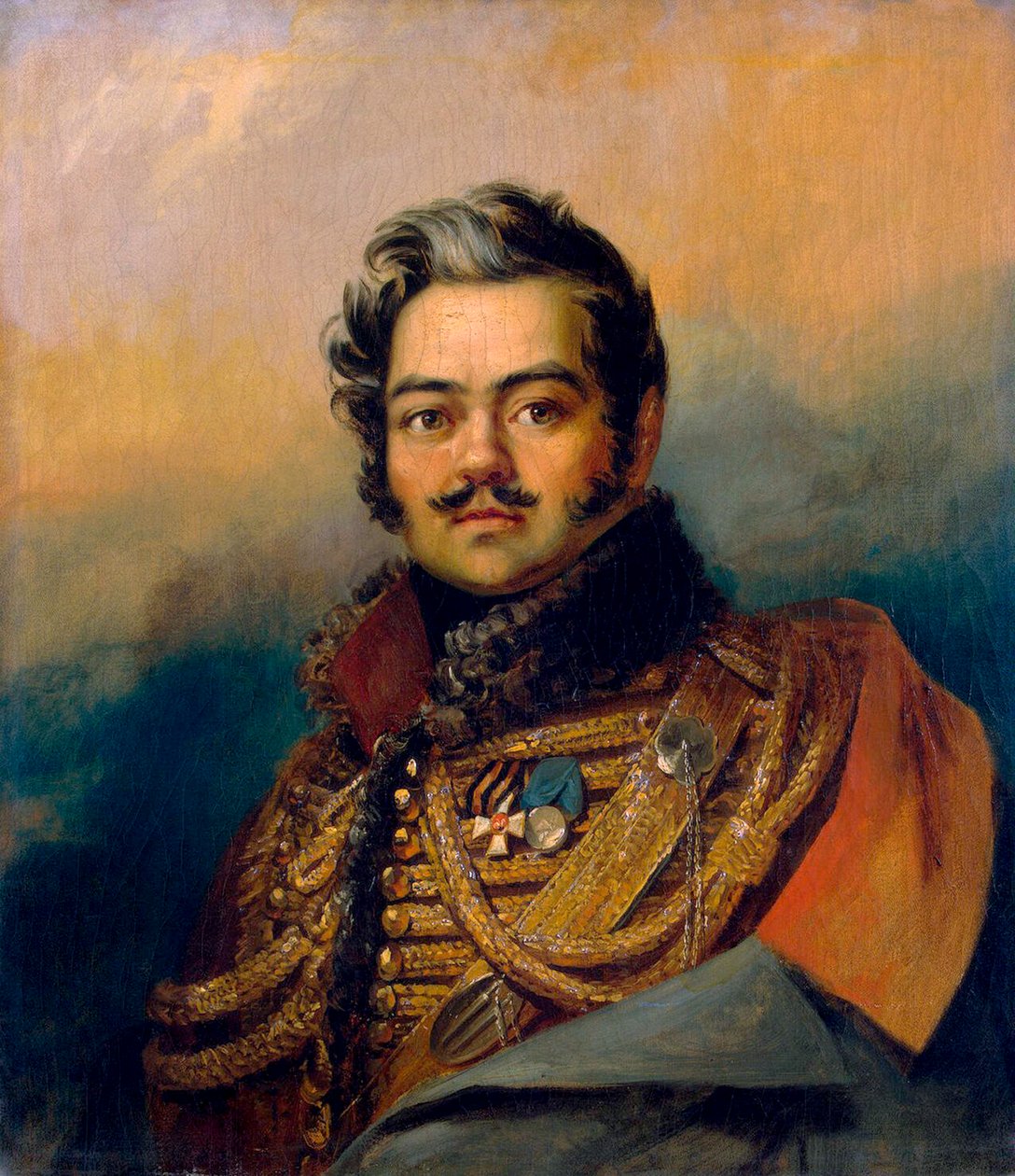 دينيس دافيدوف ، الجندي والشاعر الروسي ، c1828. بواسطة جورج داوي