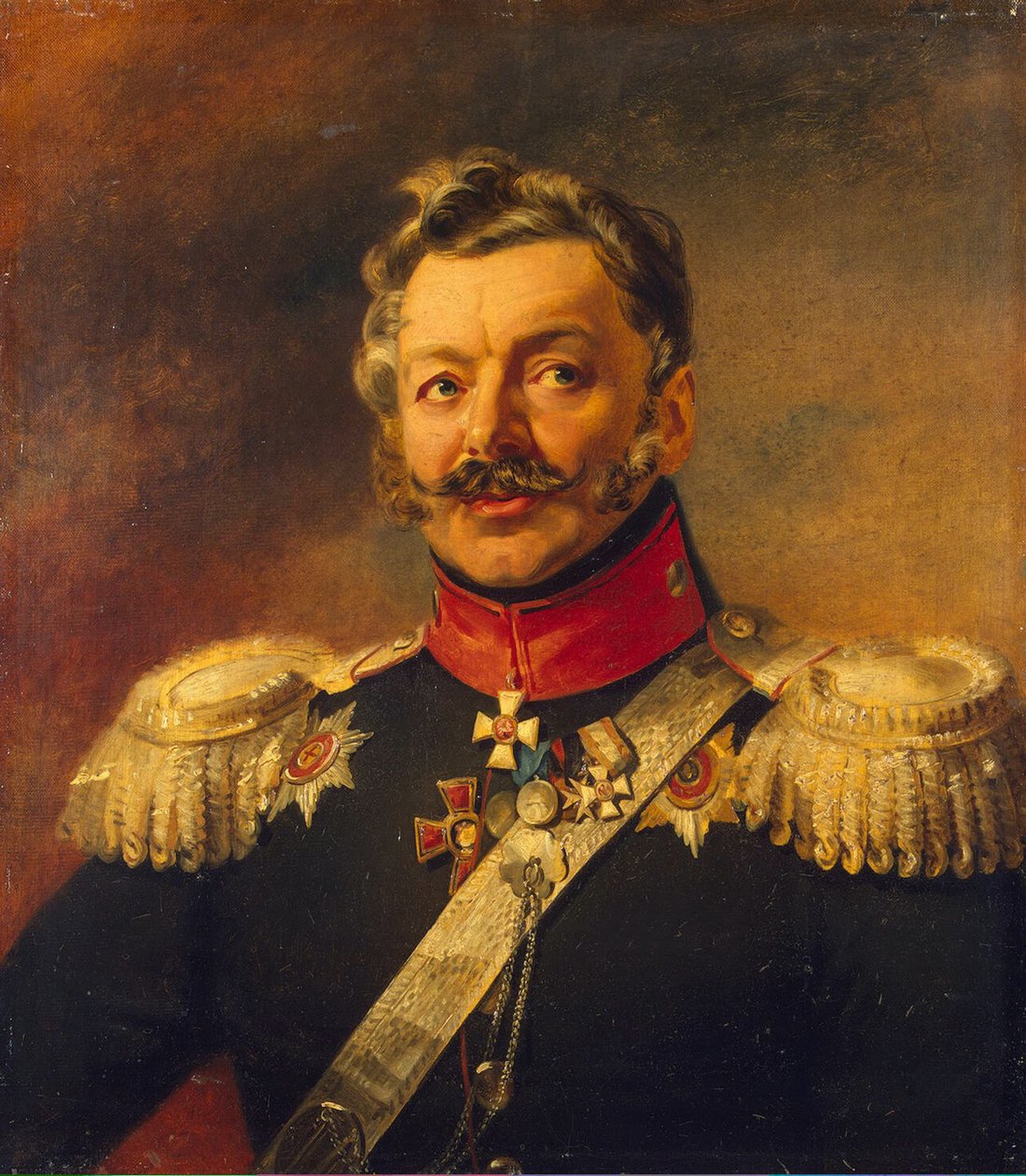 صورة الجنرال الكونت بيتر بتروفيتش فون دير باهلين 1777-1864 ، قبل عام 1825 بواسطة جورج داوي