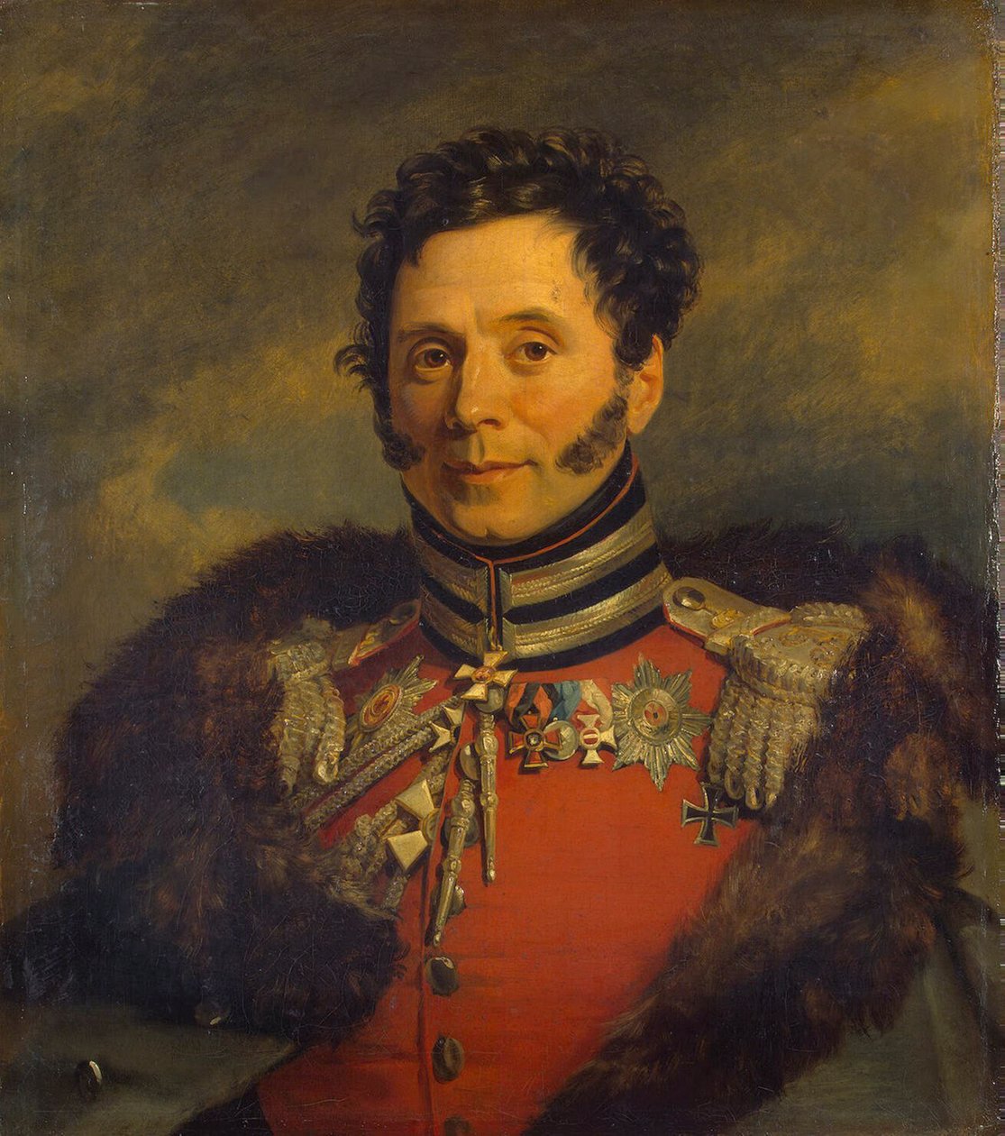 صورة الجنرال نيكولاي إيفانوفيتش ديبريرادوفيتش 1767-1843 ، قبل عام 1825 بواسطة جورج داوي