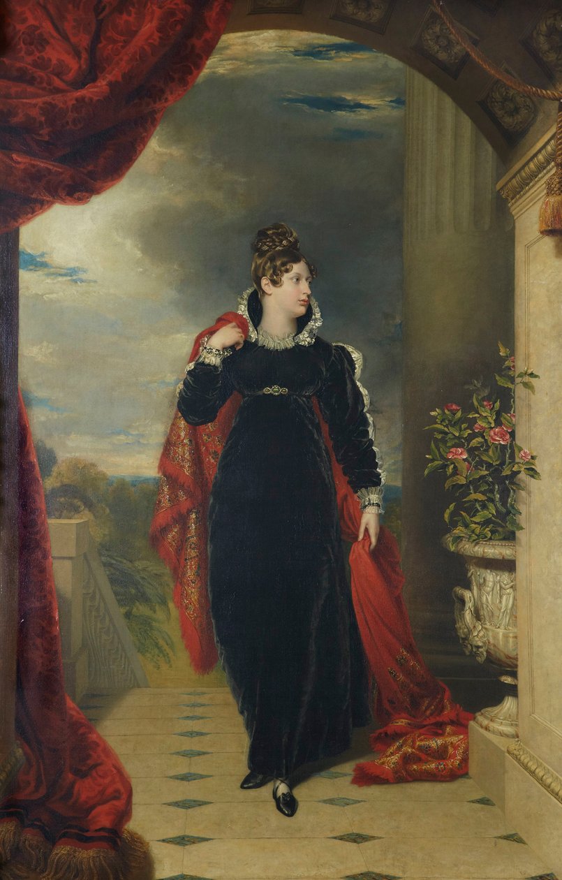 صورة للأميرة شارلوت ويلز 1796-1817 ، حوالي 1816. بواسطة جورج داوي