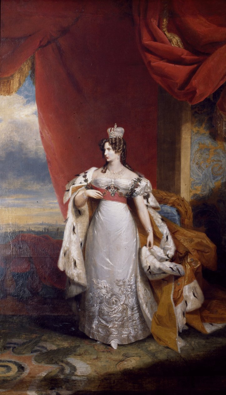 Portrait of Tsarina Alexandra Feodorovna of Russia بواسطة جورج داوي