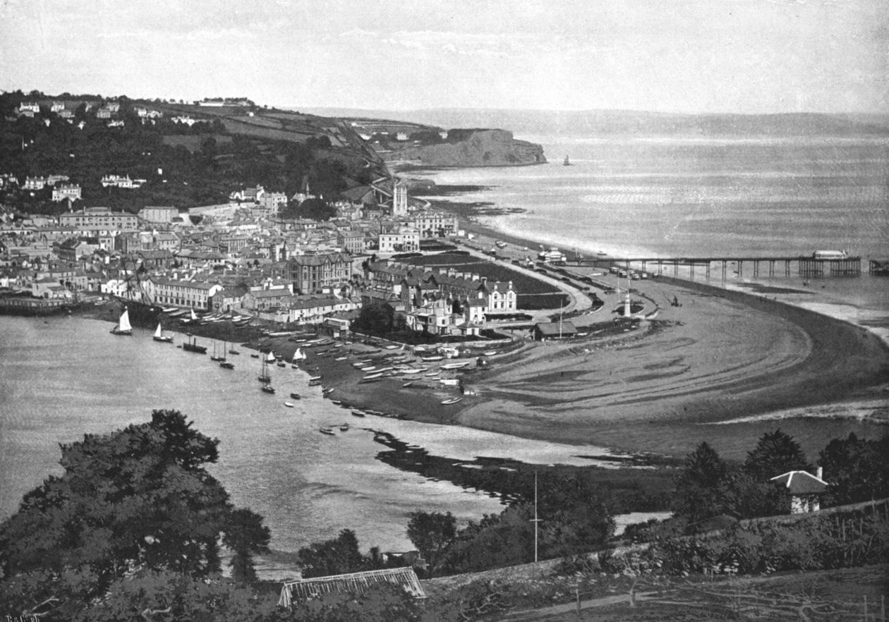 Teignmouth، c1900 بواسطة جورج ديني