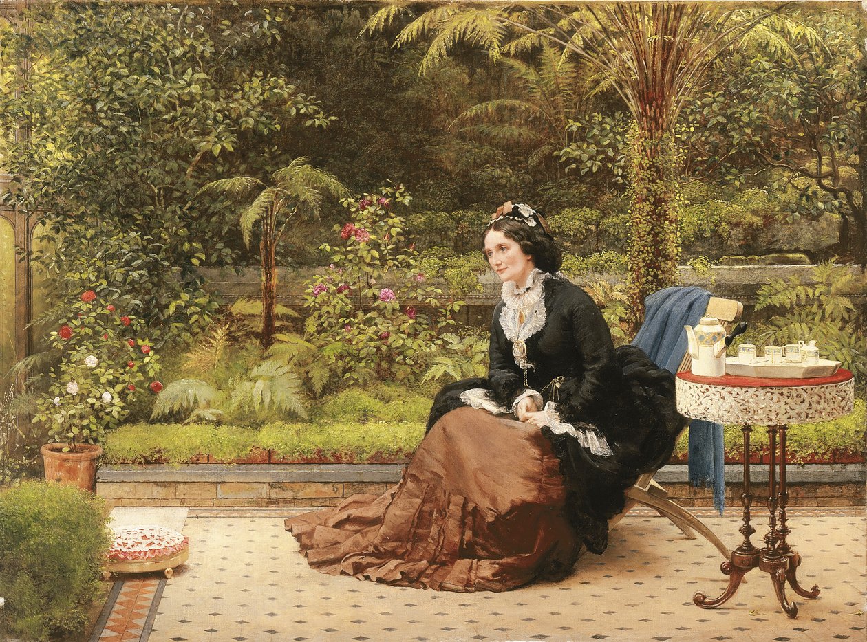 ساعة Five O "، ج .1874 بواسطة جورج دنلوب ليزلي