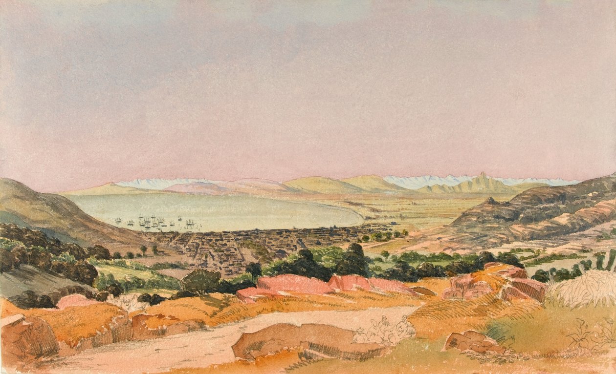 كيب تاون ، حوالي 1862 (ألوان مائية) بواسطة جورج ELS سانفورد