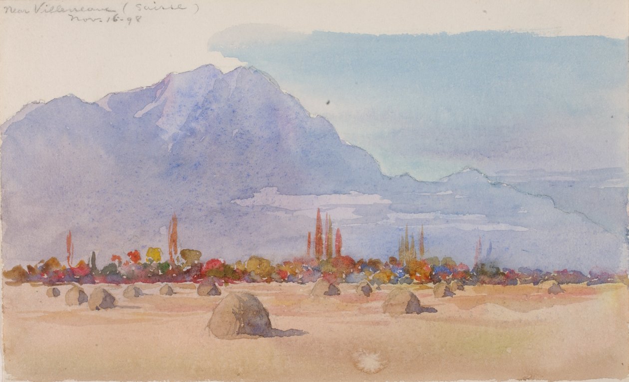 بالقرب من فيلنوف ، سويسرا ، 1898. بواسطة جورج إلبرت بور