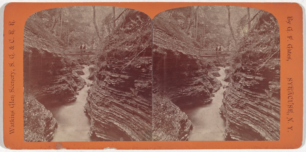 Watkins Glen Scenery ، Shadow Gorge بواسطة جورج ف.جيتس