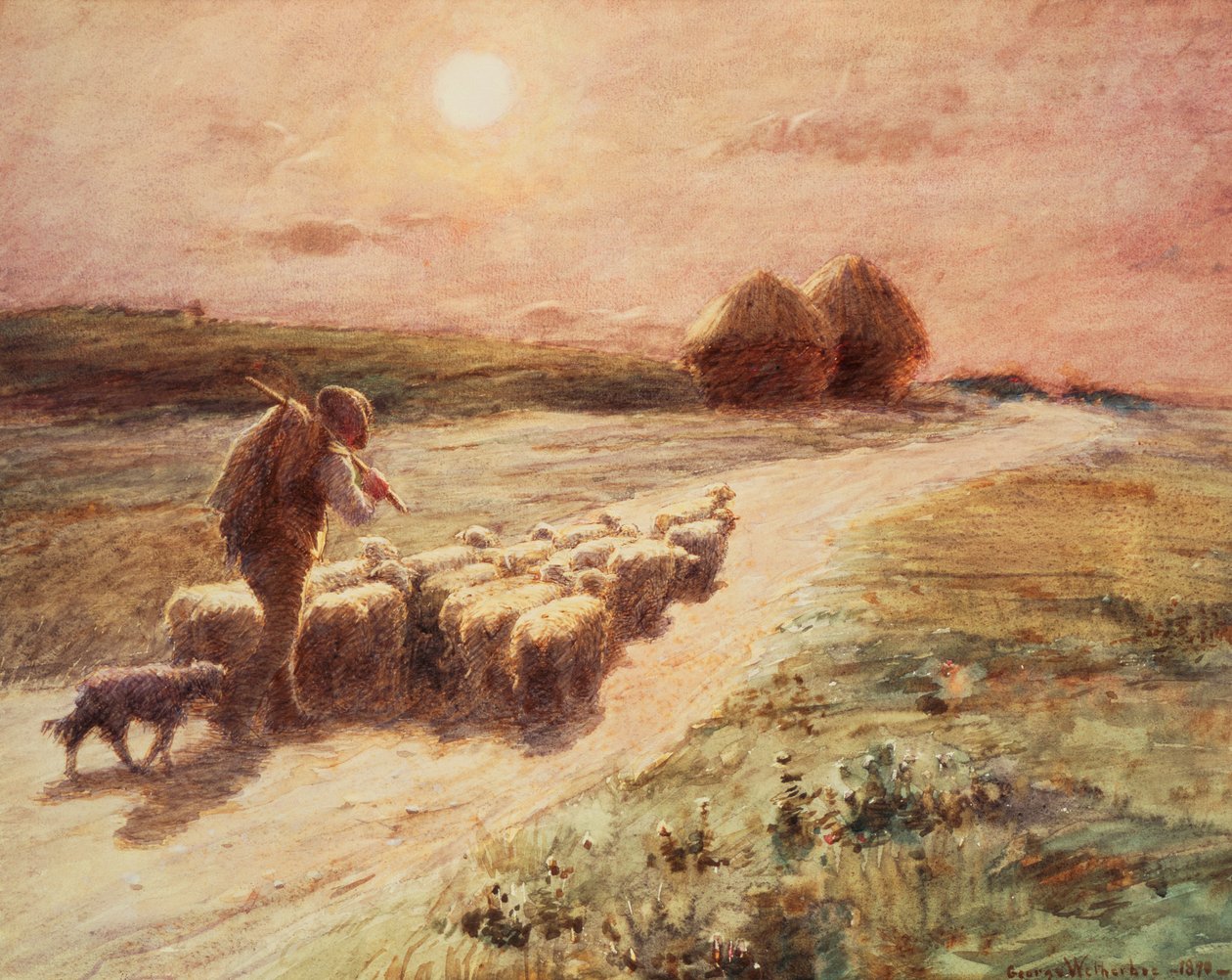 نهاية اليوم ، 1890 بواسطة جورج فولكنر ويثربي