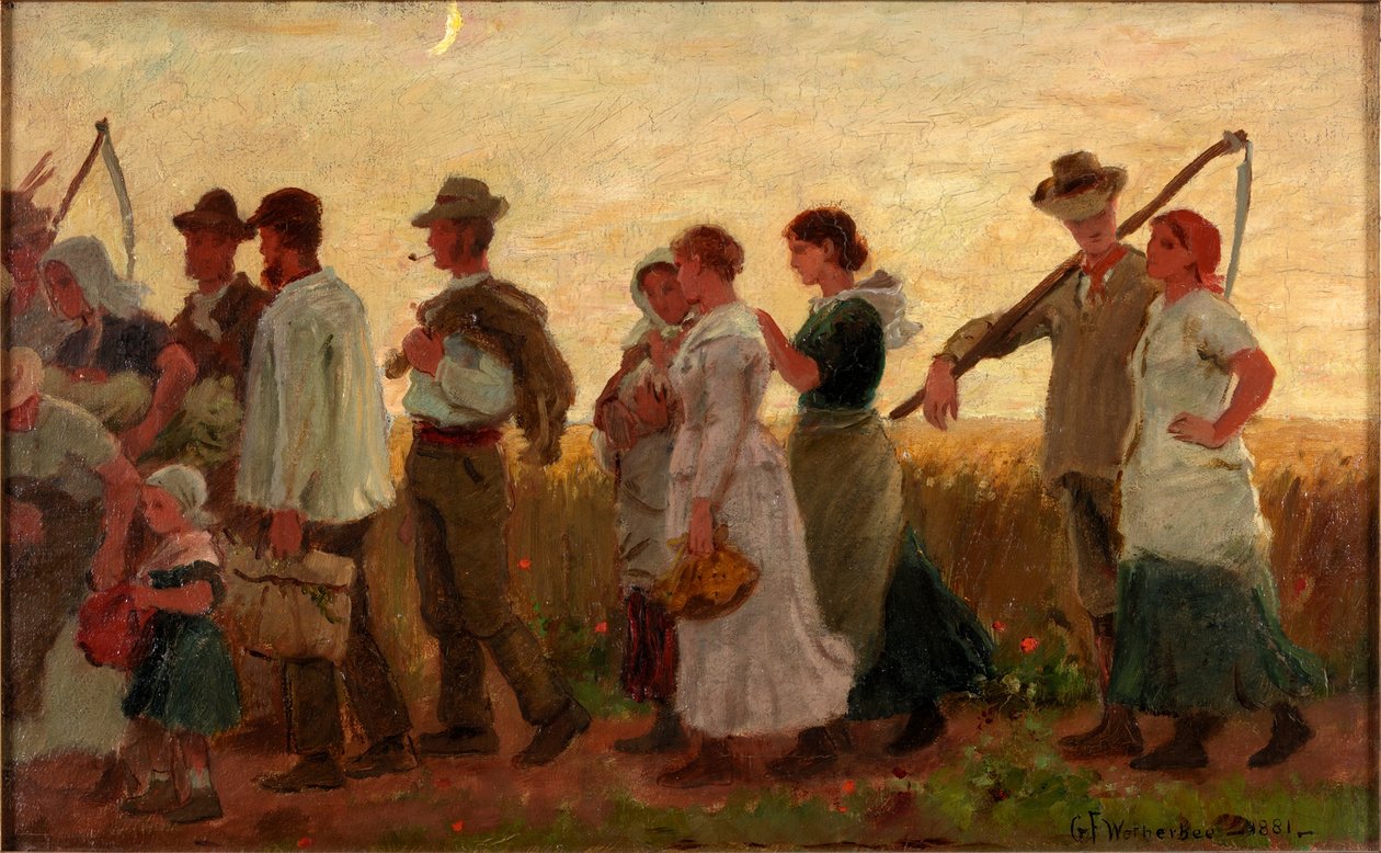 حصاد القمر ، 1881 بواسطة جورج فولكنر ويثربي