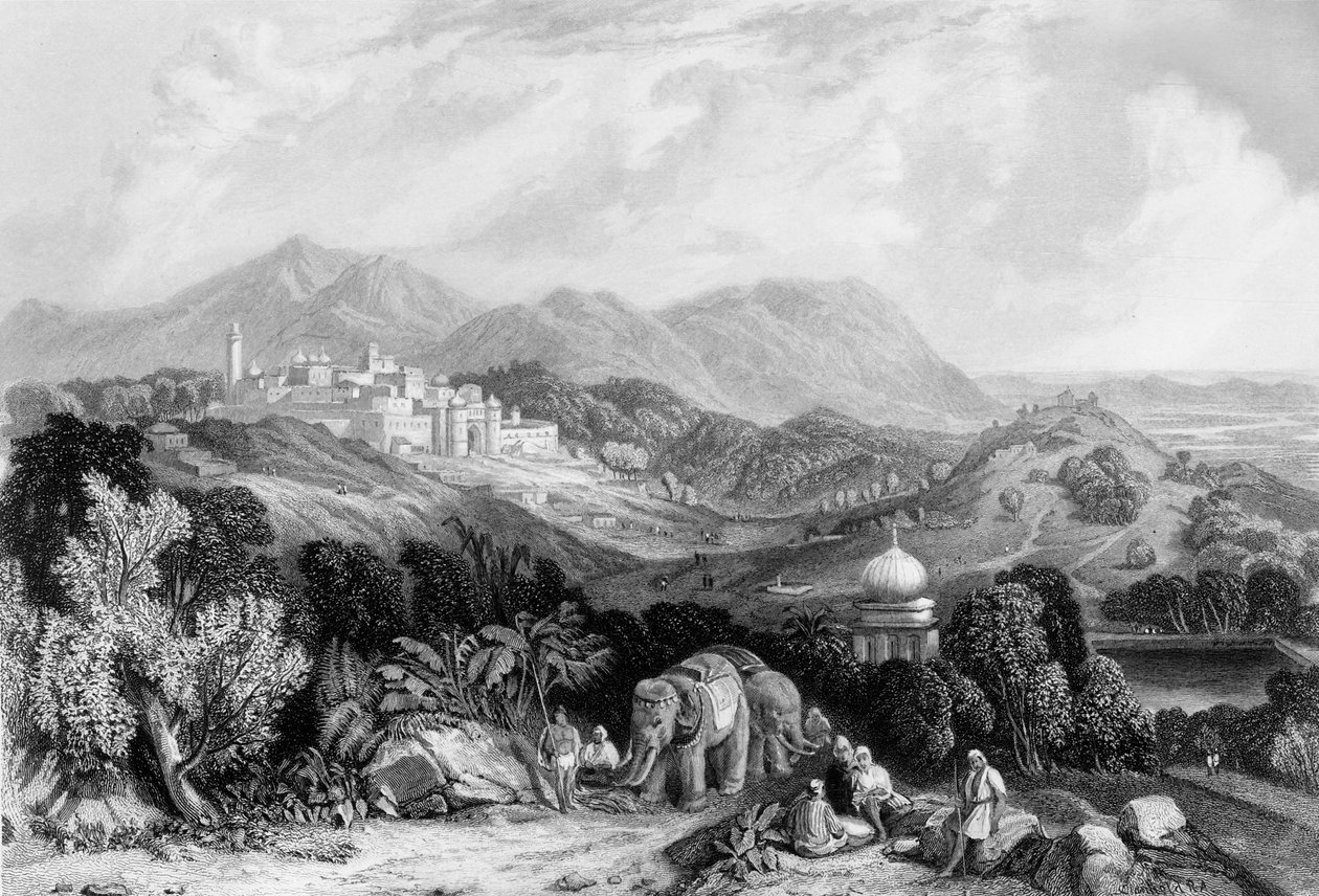 مدينة ناهون 1838. بواسطة جورج فرانسيس وايت
