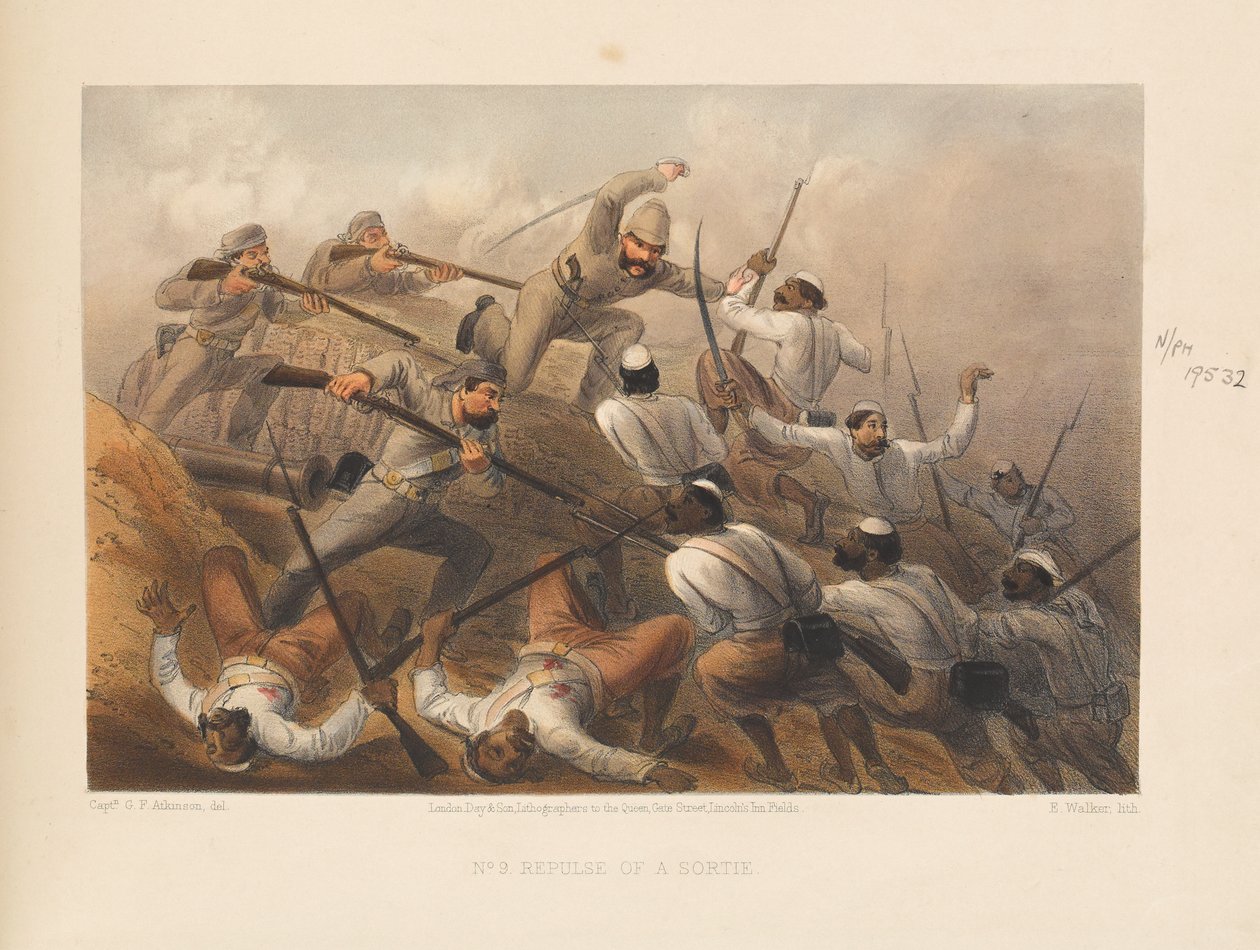 ؟ صد طلعة جوية ، 1857 بواسطة جورج فرانكلين أتكينسون