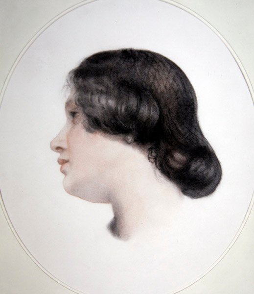 صورة للسيدة توبي برينسيب ، حوالي عام 1835 (طباشير ملونة على ورق) بواسطة جورج فريدريك واتس