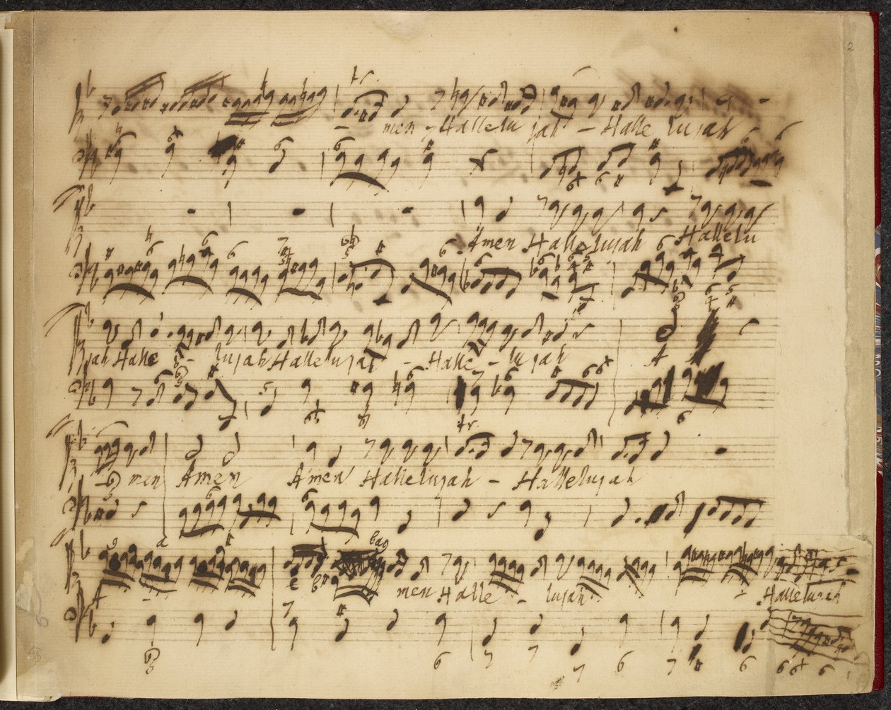 R.M.20.f.12 ، رقم 2 مجموعات ومختارات متنوعة المجلد. السادس ، ج 1735-50 (حبر على ورق) بواسطة جورج فريدريك هاندل